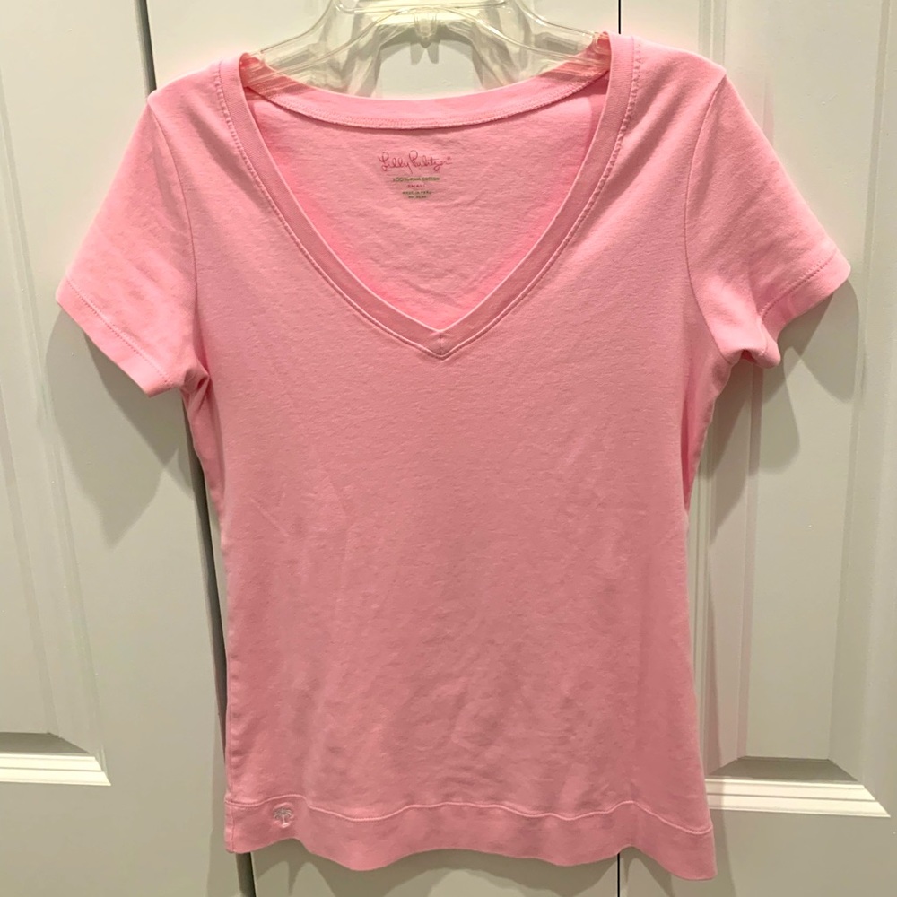 Lilly P pink tee